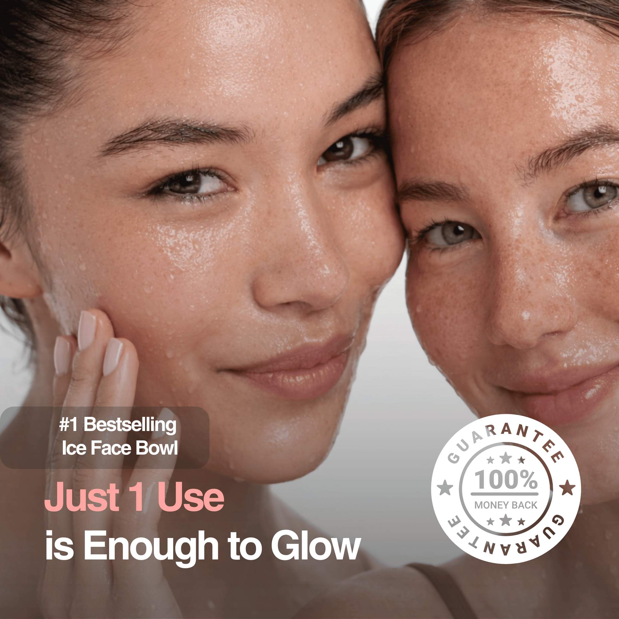 Silicone Ice Cube Bowl for Ice Facial & Cold Therapy